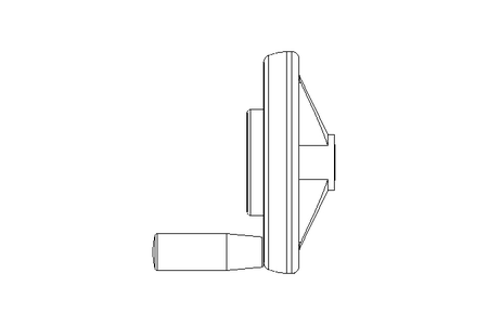 Handrad GN522.8-160-B14-D