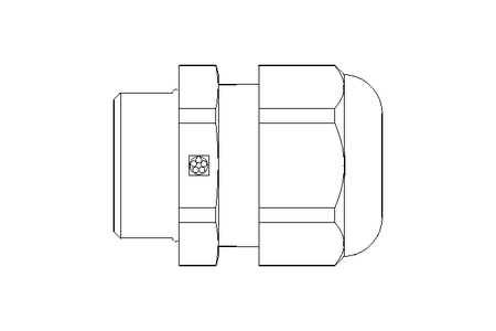 Conector prensa cabo M20 cinza (5 - 10)