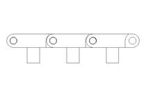 Flush-grid belt FTP2250LF B= 84