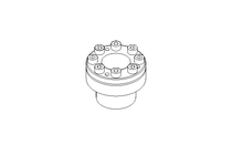 Clamping element D43 d32 1136Nm