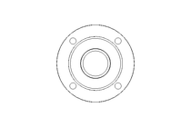 Flange bearing RMEY 70x215x74.6