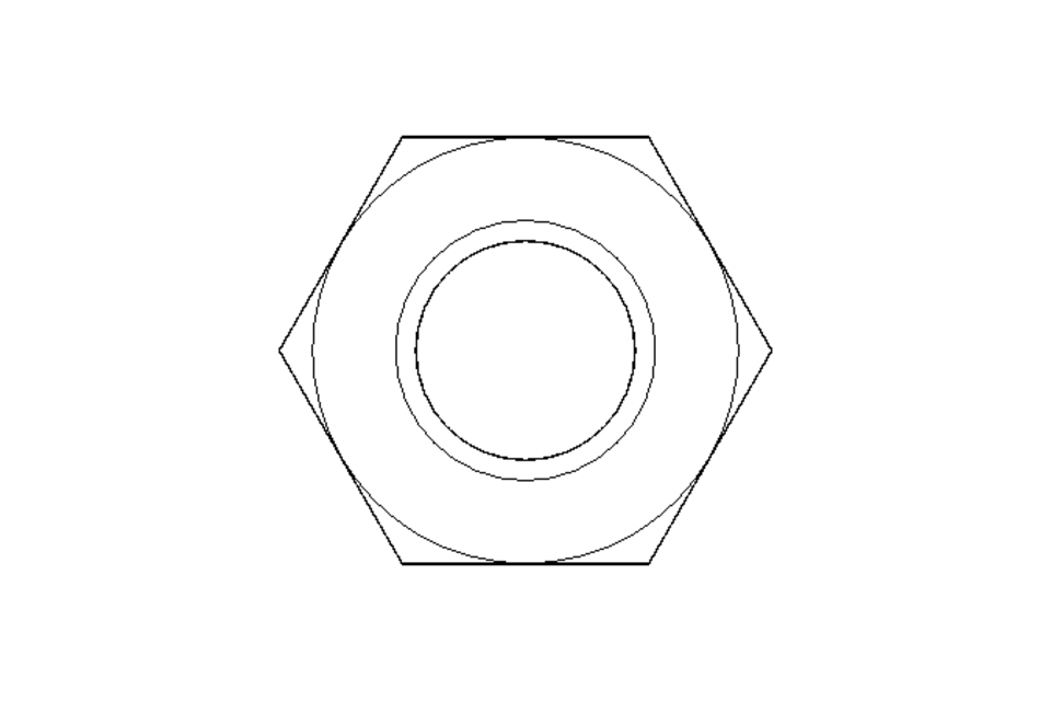 Tuerca hexagonal M5 A2 DIN439