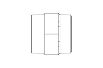 DOUBLE FITTING 2" L=62 DIN2990, 1.4571