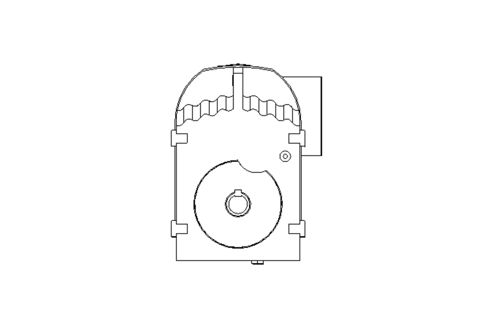 Moto-réducteur plat 0,25kW 41 1/min