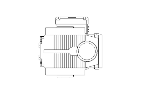 螺杆齿轮速电机 0,18kW 4,3 1/min