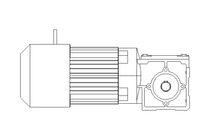 Motoriduttore ortogonale 0,37kW 323