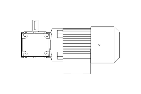 Motorreductor ortogonal 0,37kW 323 1/min