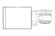 Helical-worm gear asynchronous motor