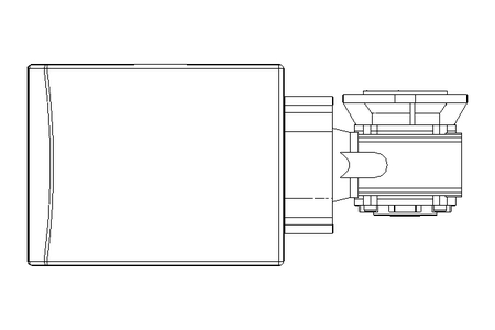 Helical-worm gear asynchronous motor