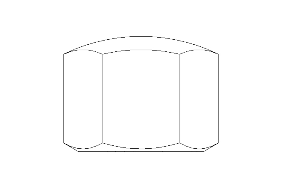 Ecrou borgne hexagonal M14x1,5 A4 DIN917