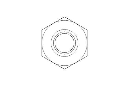 Ecrou borgne hexagonal M6 A4 DIN1587