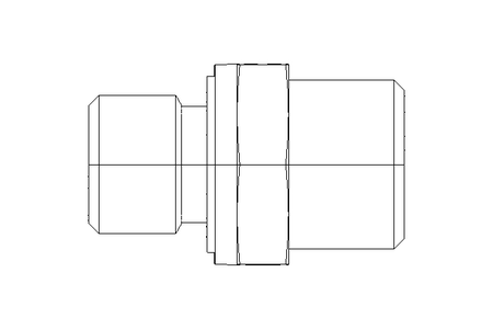 Rohrverschraubung L 10 G1/4" 1.4571