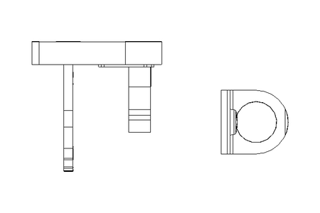 STRAIGHT ACTUATOR W/ BALL ADJUSTMENT