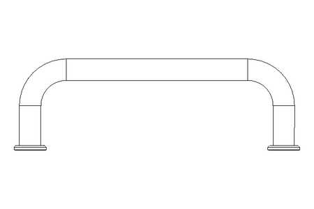 Punho em forma de arco VA 120X40 /DRM 10