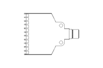 Flachstrahldüse 973 1/4" BSP B 61