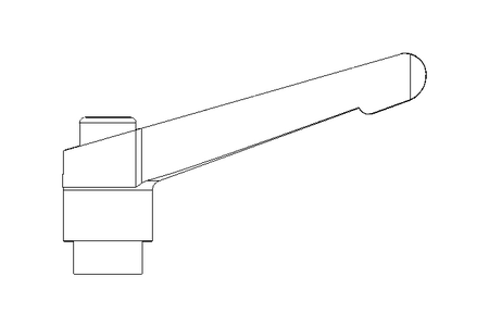 Klemmhebel M8 Innengewinde 1.4305