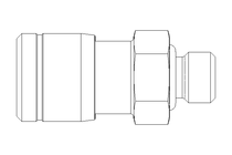 Conexao roscada M5 D=4