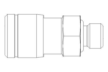 Conexao roscada M5 D=4