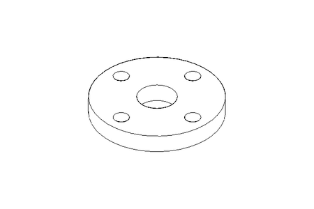 FLANGE  DN25 PN40 A4 DIN EN 1092-1