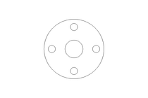 FLANGE  DN25 PN40 A4 DIN EN 1092-1