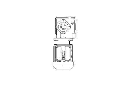 Motor engrenagem sem fim 0,25kW 205