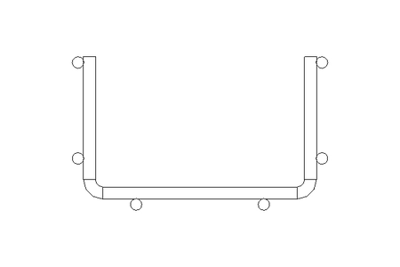 Bandeja portac.de rejilla 60x100x3000 mm