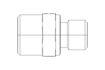 Conexão roscada de tubo L 12 G1/4" Niro