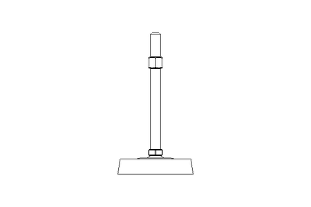 Gelenkfuss M 10x151 St-Zn