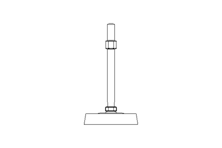 Gelenkfuss M 10x151 St-Zn