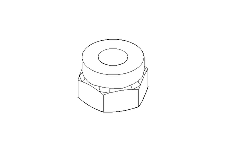 Porca sextavada M4 A4 DIN985