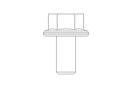 Hexagon screw M5x10 A2 DIN EN 1665