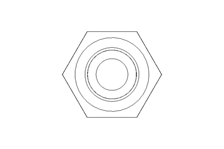 Hexagon screw M4x7.5 A2 70 ISO4017