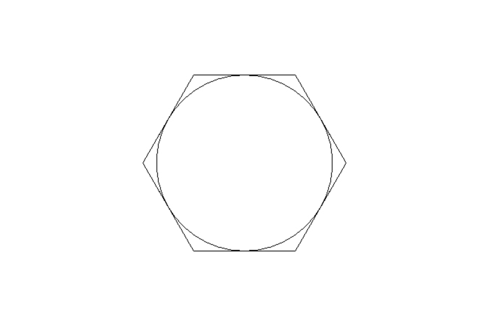 Hexagon screw M4x8.5 A2 70 ISO4017