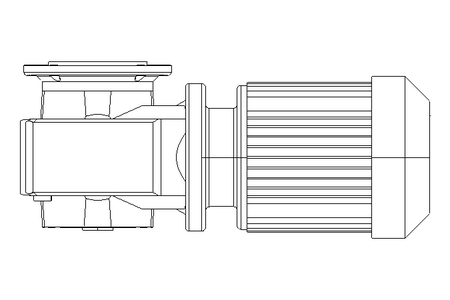 螺杆齿轮速电机 0,25kW 30 1/min