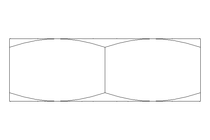 Hexagon nut M36x3 St-Zn DIN439