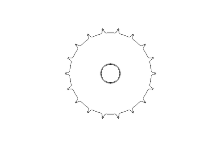 GUIDE SPROCKET WHEEL SERIES 2251 Z=18