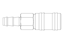 Kupplung Tülle DN 10 Ms