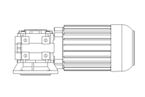 Worm gear motor 0.37kW 72 1/min