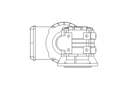 Worm gear motor 0.37kW 72 1/min