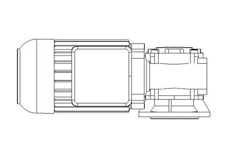 Schneckengetriebemotor 0,37kW 72 1/min