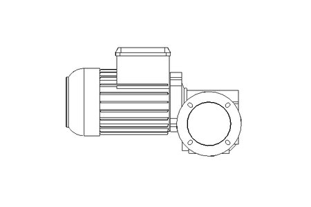 Schneckengetriebemotor 0,37kW 72 1/min