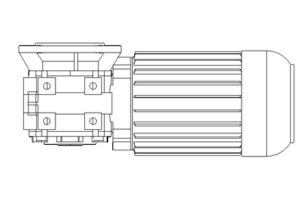 Motor engrenagem sem fim 0,37kW 72 1/min