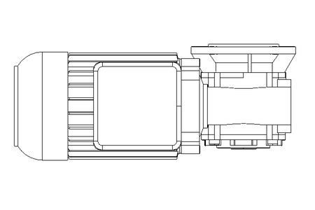 Motor engrenagem sem fim 0,37kW 72 1/min