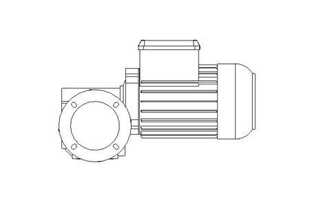 Motor engrenagem sem fim 0,37kW 72 1/min