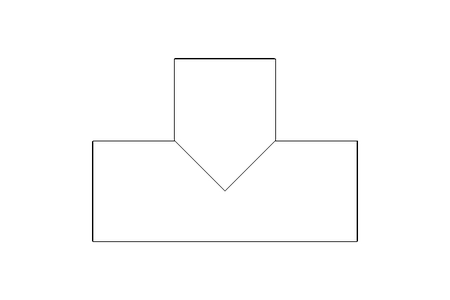 T-Stück TS 53x1,5 1.4404 DIN 11852