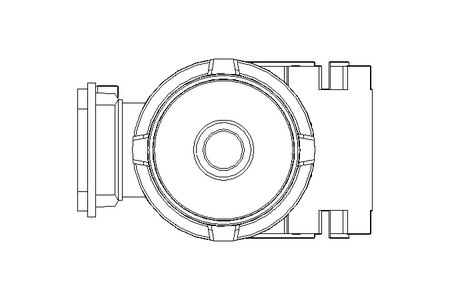 Worm gear motor 0.55kW 46 1/min