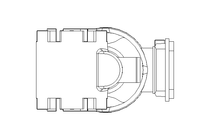 Worm gear motor 0.55kW 46 1/min