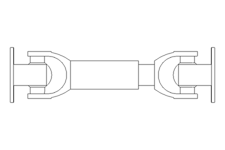 Eje articulado D=58 L1=215 L2=240