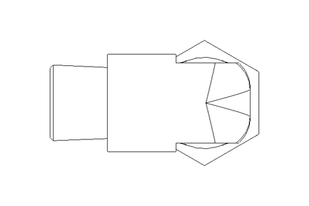 Threaded elbow connector L 10 G3/8"