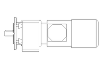 Motorreductor coaxial 1,5kW 56 1/min